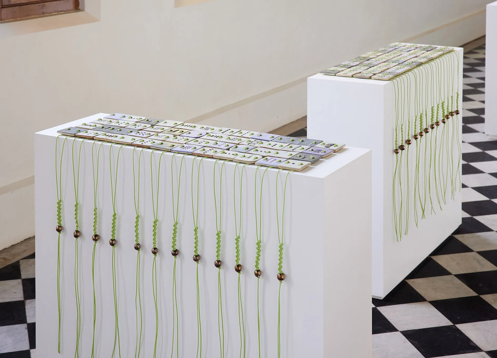 Verdant ft. Fence (Ceramic, glaze, rope) — Verdant