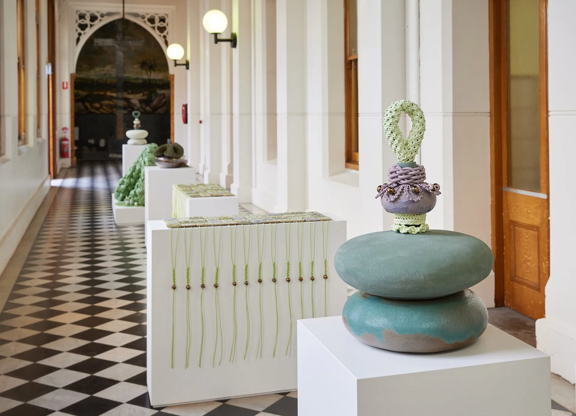 Verdant (installation view) Mural Hall, Abbotsford Convent, Melbourne Design Week — Verdant